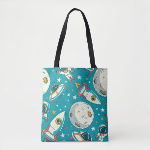 Nahtloser Hintergrund mit niedlichen Doodle-Astron