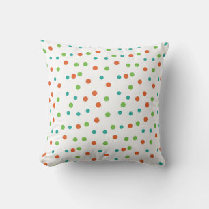 Nahtloser Hintergrund mit Polka Punktmuster. Polka Kissen