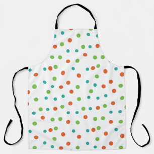 Nahtloser Hintergrund mit Polka Punktmuster. Polka Schürze