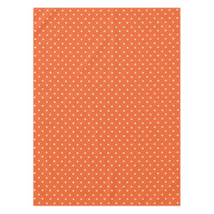 Nahtloser leuchtend orangefarbener Hintergrund mit Tischdecke