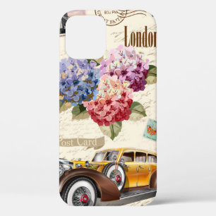 Nahtloser London Vintage-Hintergrund mit Retro-Aut Case-Mate iPhone Hülle
