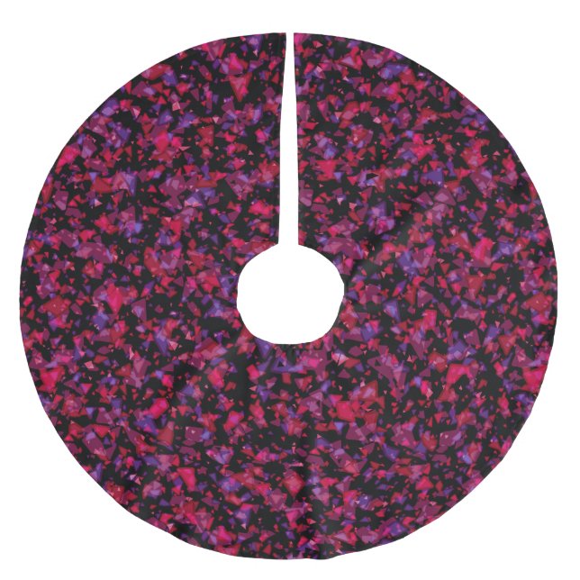 Nahtloser Marmorgranit abstrakt modernes Muster pr Polyester Weihnachtsbaumdecke (Vorderseite)