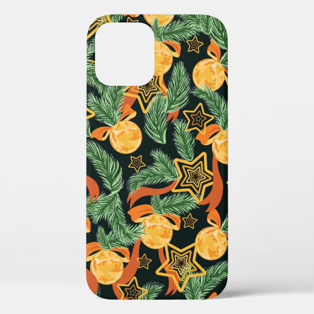 nahtloser Musterhintergrund mit Pine-Blätter, Star Case-Mate iPhone Hülle (Rückseite)