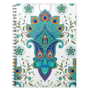 Nahtloser Vintager Hintergrund mit orientalischem Notizblock