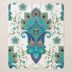 Nahtloser Vintager Hintergrund mit orientalischem Sherpadecke