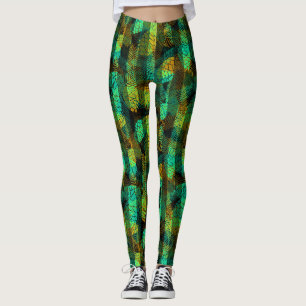Nahtloser Winter Weihnachts-grüne Pinienbäume tr Leggings