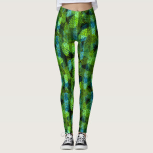 Nahtloser Winter Weihnachts-grüne Pinienbäume tr Leggings