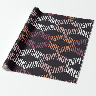 Nahtloses abstraktes geometrisches Muster. Streife Geschenkpapier