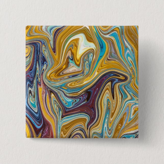 Nahtloses abstraktes Muster Button (Vorderseite)