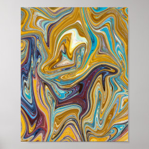 Nahtloses abstraktes Muster Poster