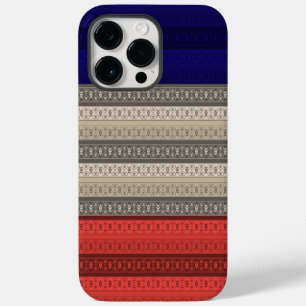 Nahtloses abstraktes ornamentales Dekor Retro Vint Case-Mate iPhone 14 Pro Max Hülle