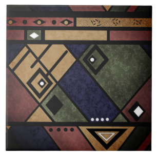 Nahtloses afrikanisches Ethno-Muster Fliese