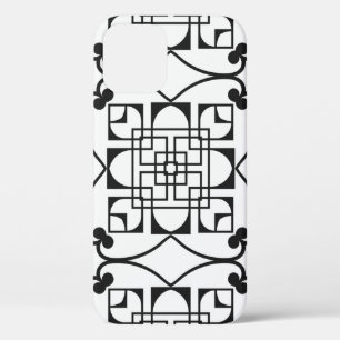 Nahtloses Art Deco-Muster. Vintage minimalistische Case-Mate iPhone Hülle