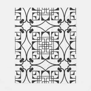 Nahtloses Art Deco-Muster. Vintage minimalistische Fleecedecke