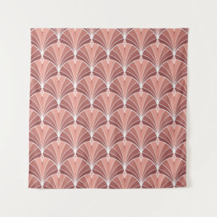 Nahtloses Art Deco-Muster. Vintage minimalistische Wandteppich