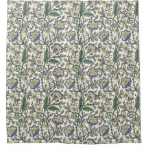 Nahtloses blaues, gelbes und weißes Blumenmuster 