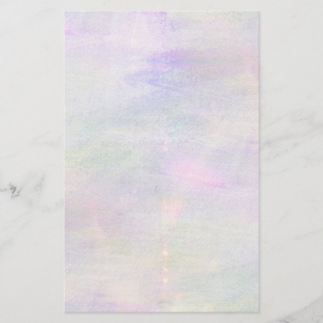 nahtloses blaues, rosa Hintergrundgelb-Aquarell Briefpapier (Vorderseite)