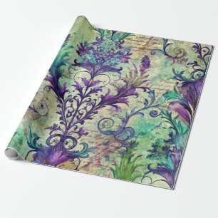 Nahtloses Blumenmuster Möbel-Dekorationspapier Geschenkpapier