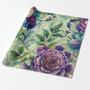 Nahtloses Blumenmuster Möbel-Dekorationspapier Geschenkpapier