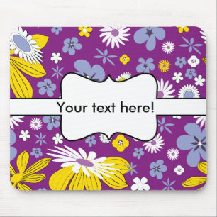 Nahtloses Blumenmuster Mousepad