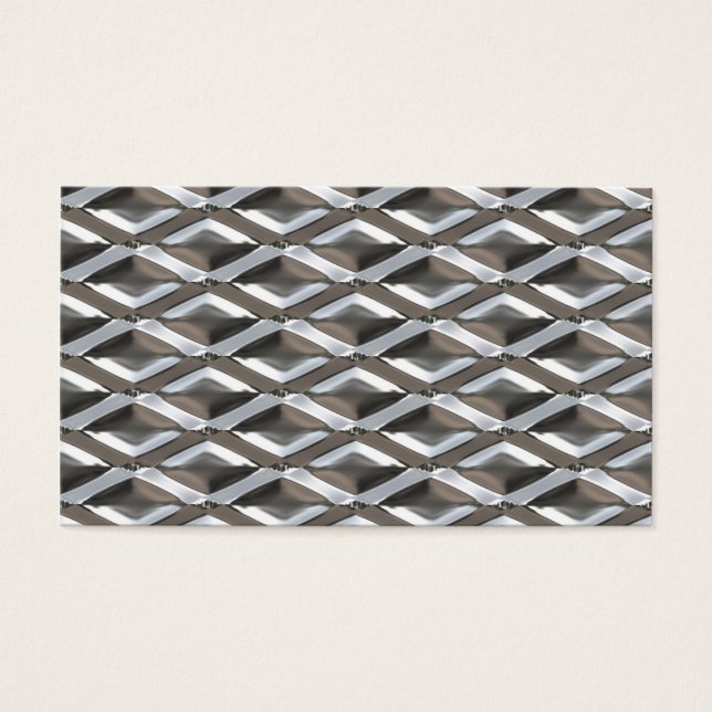 Nahtloses Diamant geformtes Chrome-Metall (Vorderseite)