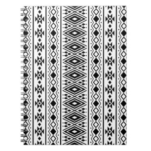 Nahtloses ethnisches Musterdesign vintageabstrakt, Notizblock