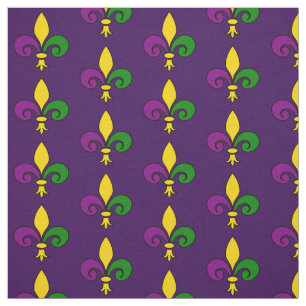 Nahtloses Fleur-de-lis-Muster Stoff