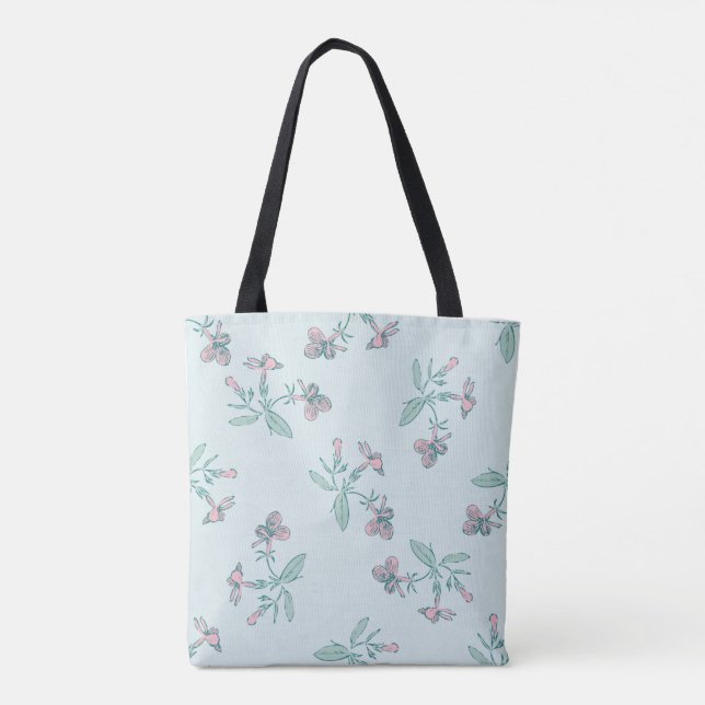 Nahtloses florales botanisches Muster (Rückseite)