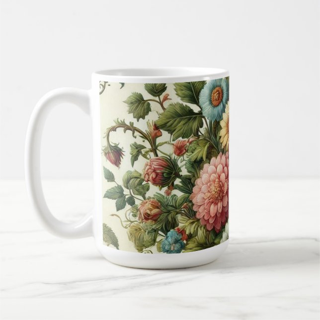 Nahtloses Gartendesign Kaffeetasse (Links)