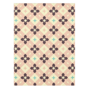 Nahtloses geometrisches Blumenmuster Tischdecke