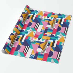 Nahtloses geometrisches Muster in modernem abstrak Geschenkpapier