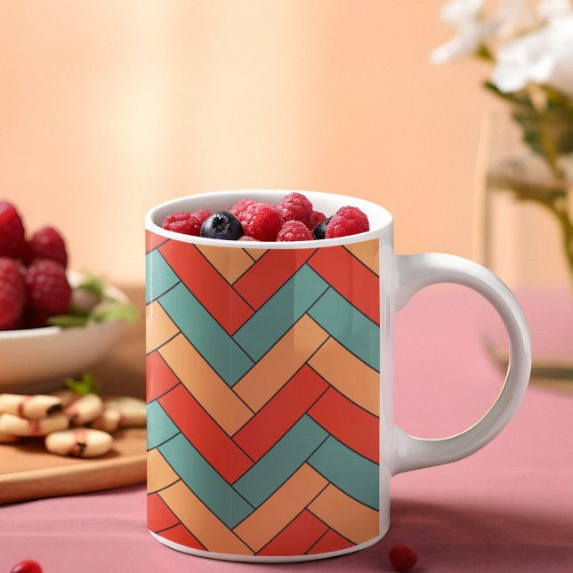 Nahtloses geometrisches Muster Kaffeetasse (Mugs)