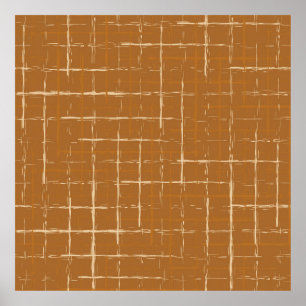 Nahtloses geometrisches Muster mit abstrakter Pins Poster