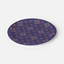 Nahtloses geometrisches Muster mit Orange und Rot 