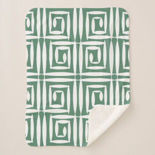 Nahtloses geometrisches Muster mit Polygone Sherpadecke
