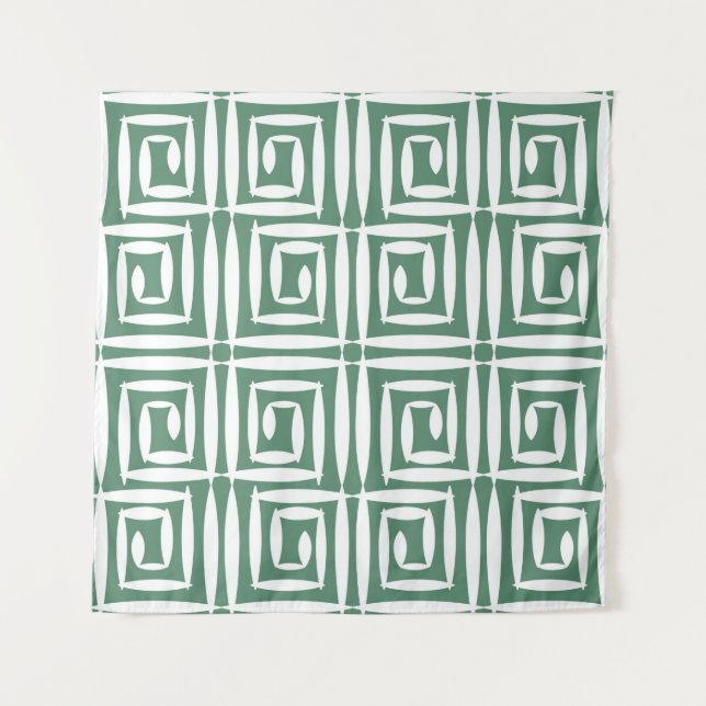Nahtloses geometrisches Muster mit Polygone Wandteppich (Vorderseite)