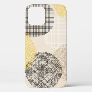 Nahtloses geometrisches Muster mit rosa Kreisen Case-Mate iPhone Hülle