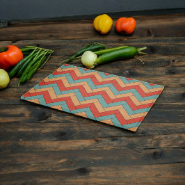 Nahtloses geometrisches Muster Schneidebrett