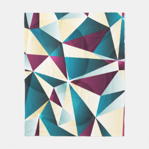 Nahtloses geometrisches Muster. Vintage Abbildung Fleecedecke