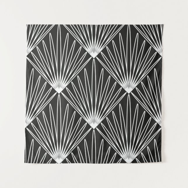 Nahtloses geometrisches Muster Wandteppich (Vorderseite)
