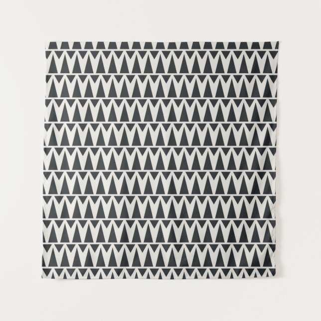 nahtloses geometrisches Muster Wandteppich (Vorderseite)