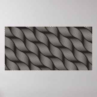 Nahtloses Gewölbe. Trendy Vintage Textur. S Poster
