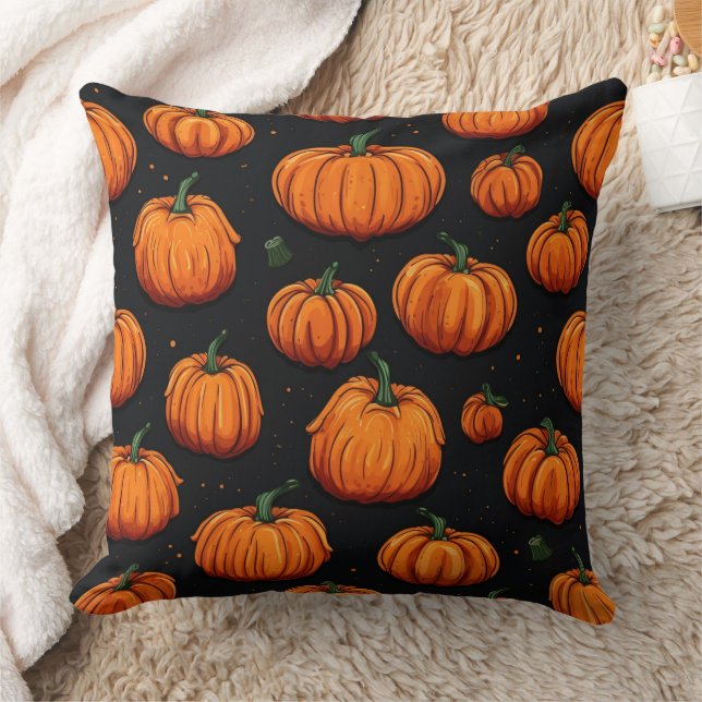 Nahtloses Halloween-Muster Kissen (Decke)