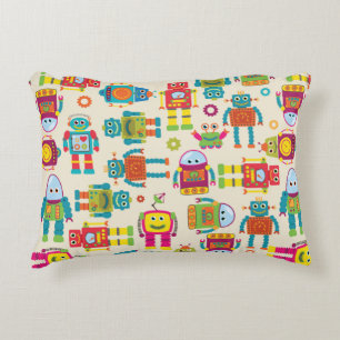 Nahtloses, haltbares Hintergrundmuster mit Niedlic Dekokissen