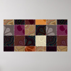 Nahtloses Hintergrundmuster. Wird endlos kacheln. Poster