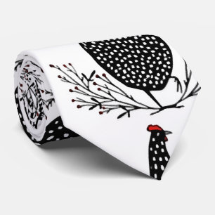 Nahtloses Hühnermuster Krawatte