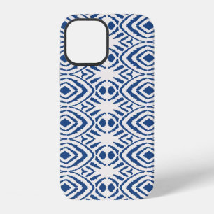 Nahtloses Ikat-Muster. Vintage-Tie-Dye-Shibori pri iPhone 12 Hülle