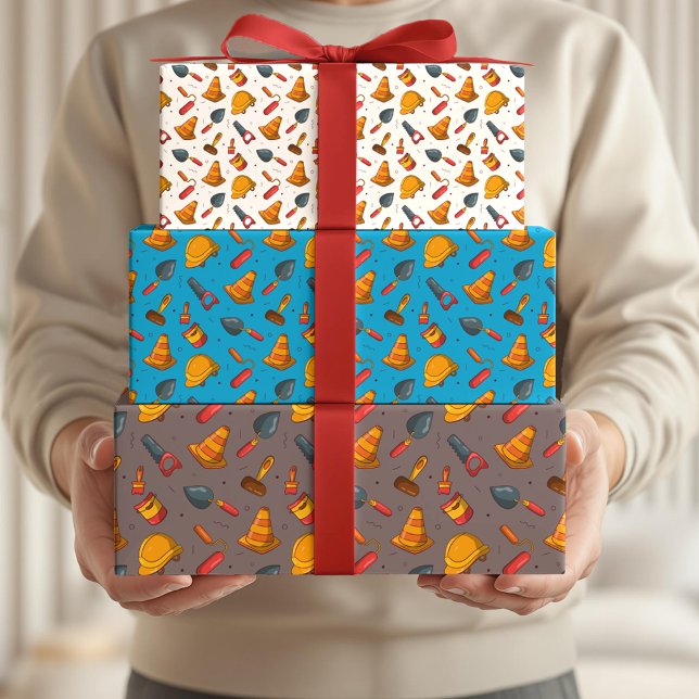 Nahtloses Konstruktionsmuster Geschenkpapier Set (Von Creator hochgeladen)