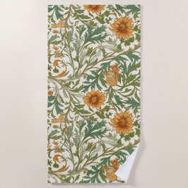 Nahtloses Kunsthandwerk im Stil der Arts and Craft Strandtuch