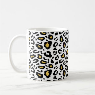 Nahtloses Leopardenfell-Muster Kaffeetasse